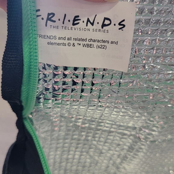 Friends Central Perk Insulated Lunch Bag Black Official TV Show Merch Lunch Box - Picture 11 of 16